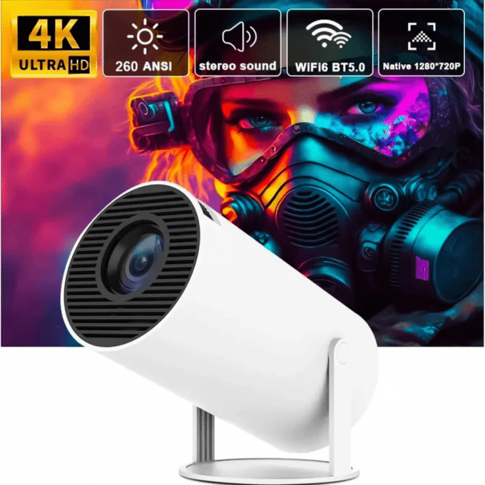 🎥 Micro projector, create a private home theater, enjoy the audiovisual party! 🌟 - sklepe.com - 