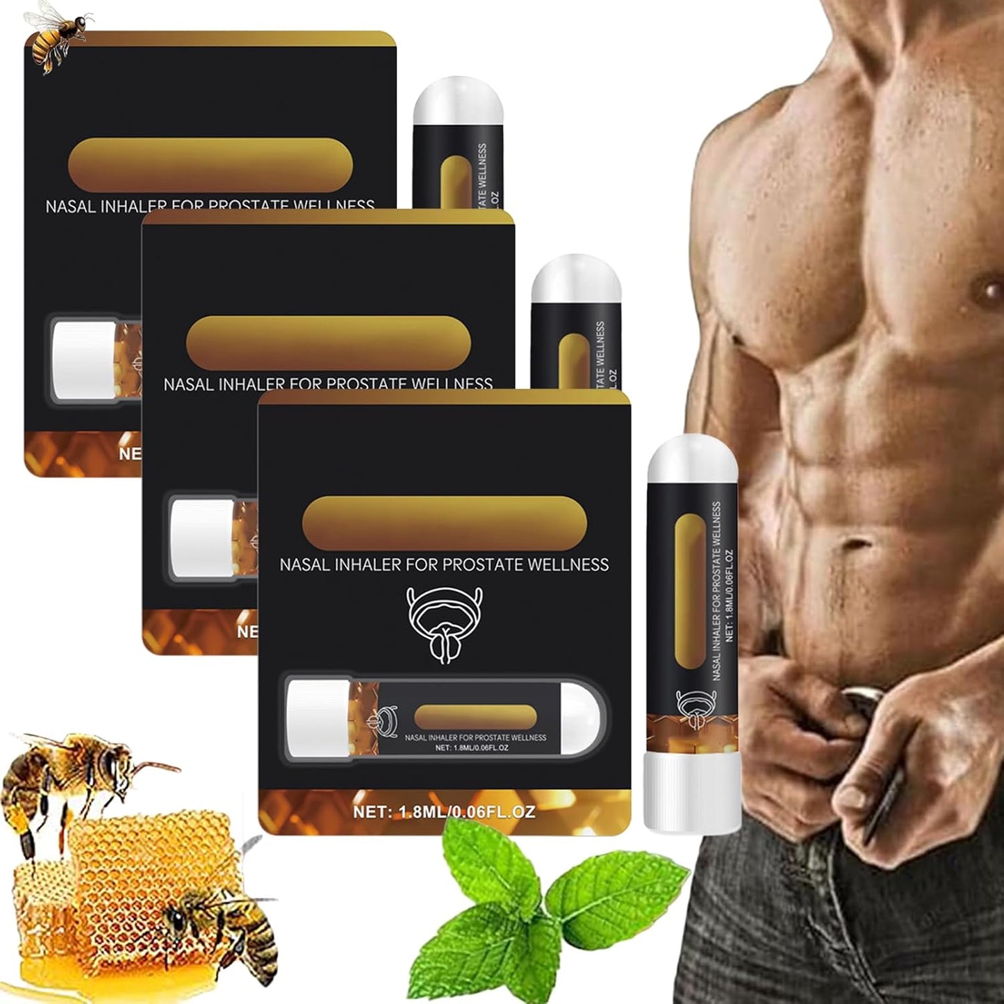 Say goodbye to prostate discomfort with the 𝐂𝐙𝐓𝐈𝐂𝐋𝐄™ 𝐏𝐫𝐨𝐬𝐭𝐚𝐏𝐨𝐰𝐞𝐫 Bee Inhalation Stick (Fast - acting and long - lasting). - sklepe.com - 